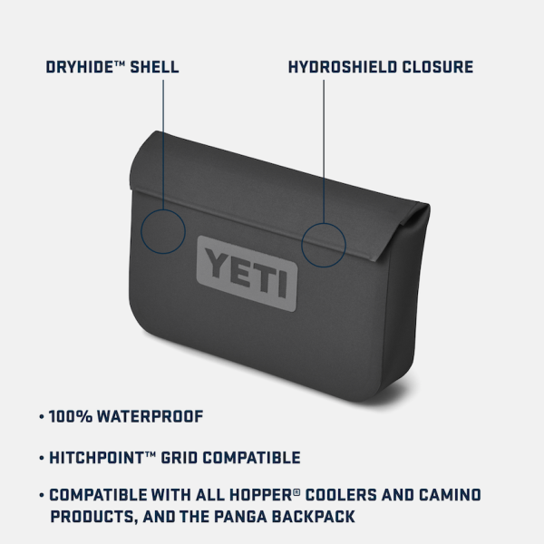 Charcoal Yeti Sidekick Dry Gear Case Accessories | ORYLNX-940
