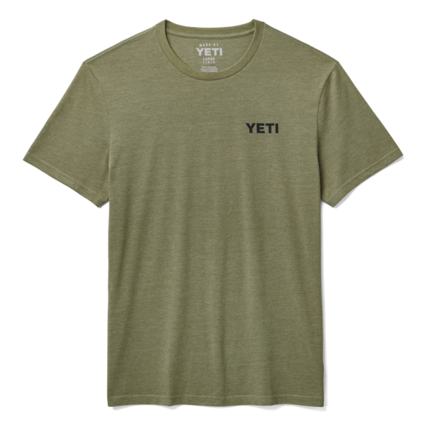 Heather Olive Yeti King of Spring Short Sleeve Tee Short Sleeve T-Shirt | EIZBCM-148