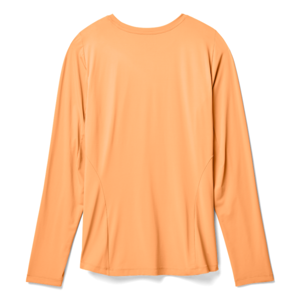 Salmon Yeti Women's Crew Neck Long Sleeve Sunshirt Sunshirts | UFTVMA-401