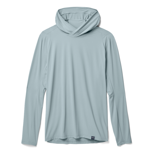 Stone Blue Yeti Hooded Long Sleeve Sunshirt Sunshirts | TMYWRK-416