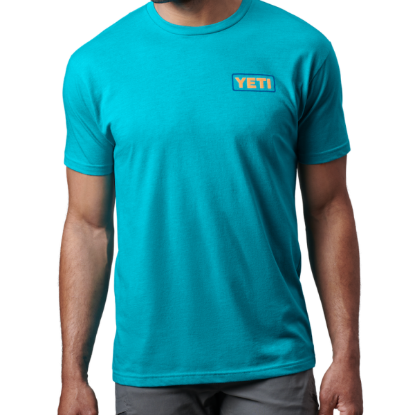 Teal Yeti Ambassador Flies Short Sleeve T-Shirt Short Sleeve T-Shirt | HQVNOJ-348