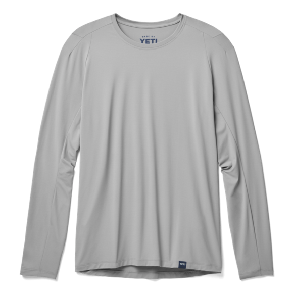 Gray Yeti Crew Neck Long Sleeve Sunshirt Sunshirts | NVQEWF-461