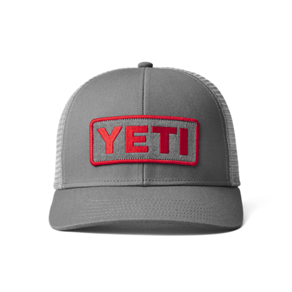 Gray Yeti Logo Badge Trucker Hat Hats | UVPIJW-895
