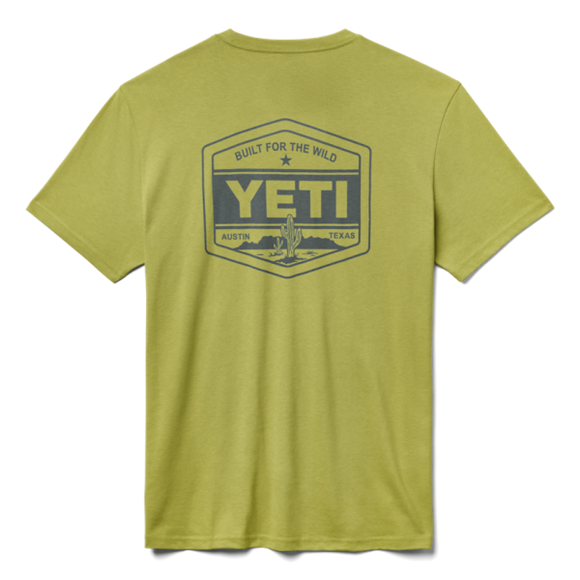 Moss Yeti Built for the Wild Short Sleeve Tee Short Sleeve T-Shirt | CTJZAV-120
